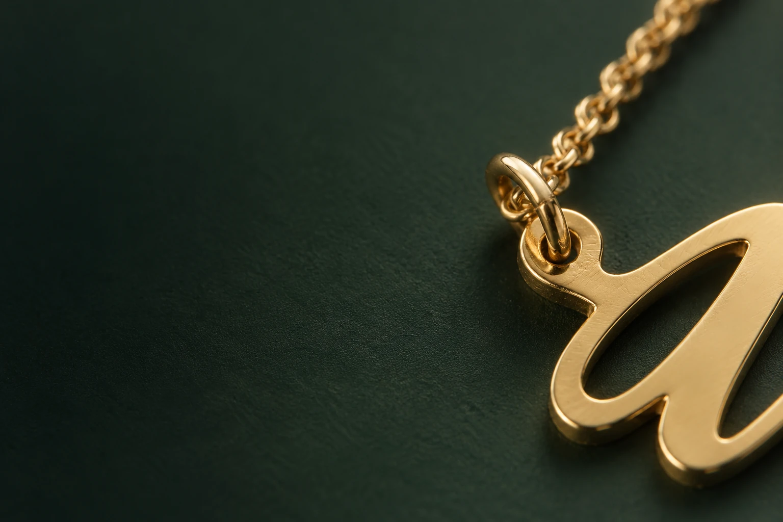 Detalle ilustrativo de una unión del colgante y su cadena.