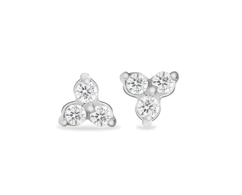 Aros flor 3 Petalos