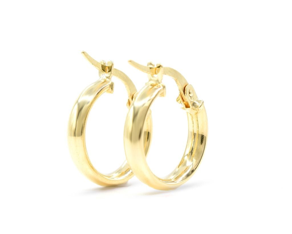 Aros Argolla de Oro Amarillo 18k