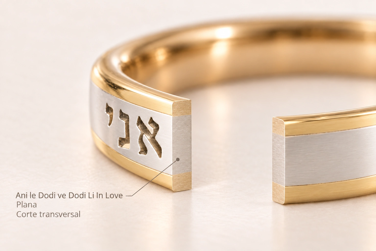 Ani le Dodi ve Dodi Li In Love — Plana. Corte transversal del modelo.