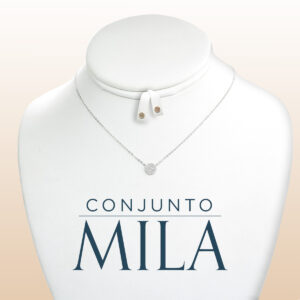 Conjunto Mila, Collar y Aros.