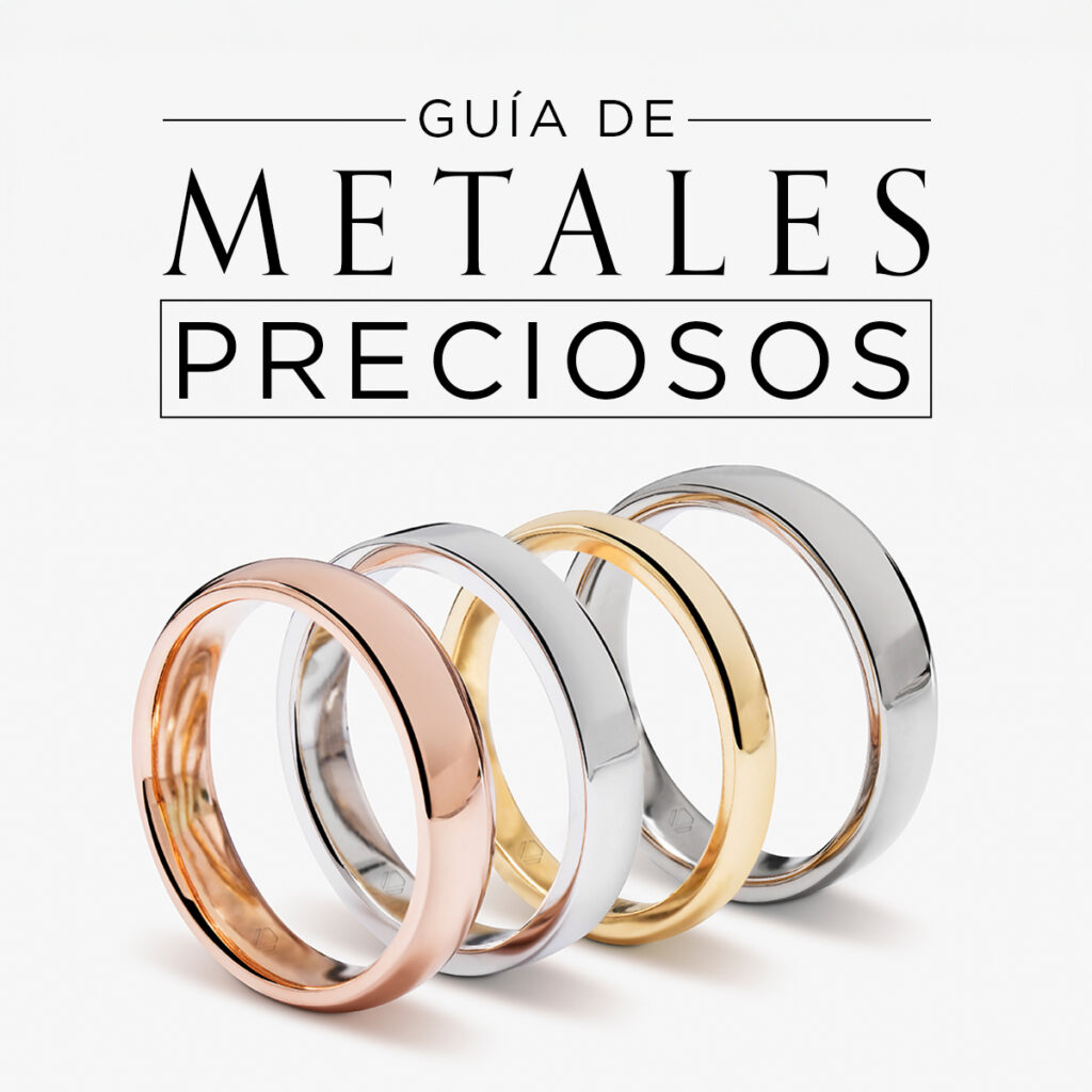 Guia de metales preciosos que puedes encontrar en Veronica Hecht Joyas, una joyería en Santiago de Chile