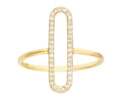 Anillo Oro Amarillo 14k con Diamantes que suman 20 pt