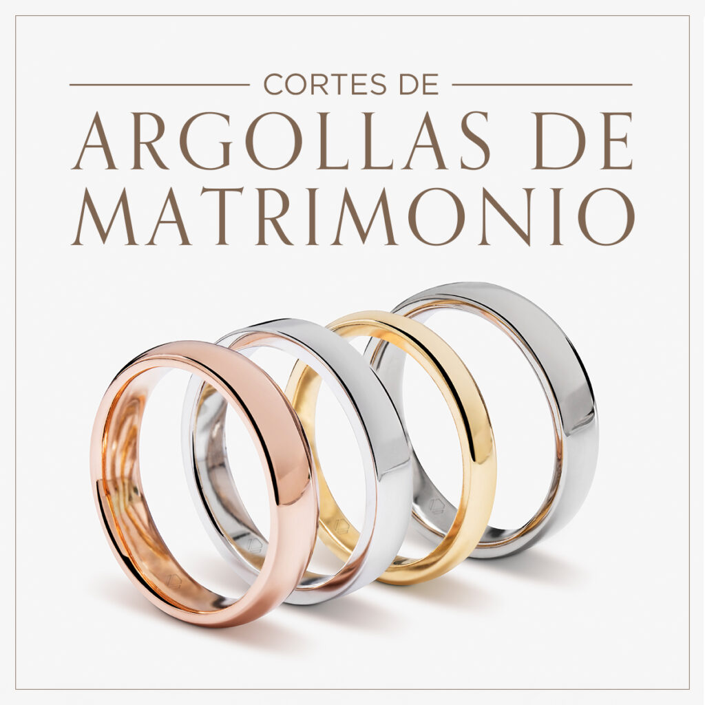 Cortes de argollas de matrimonio Entrada