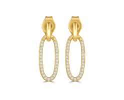Oro Amarillo 14k con Diamantes corte brillante que suman 20 pt