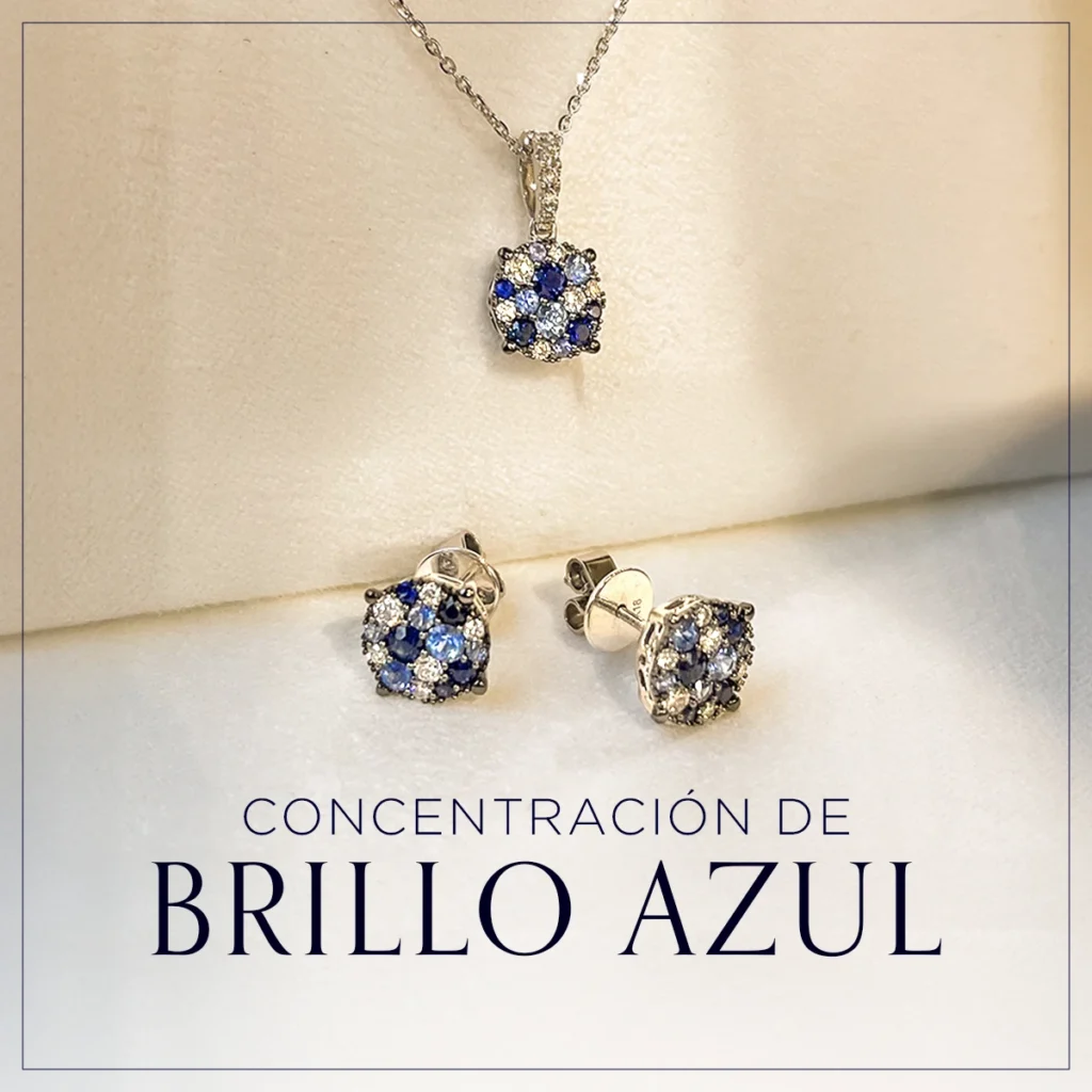concentracion de brillo azul Página