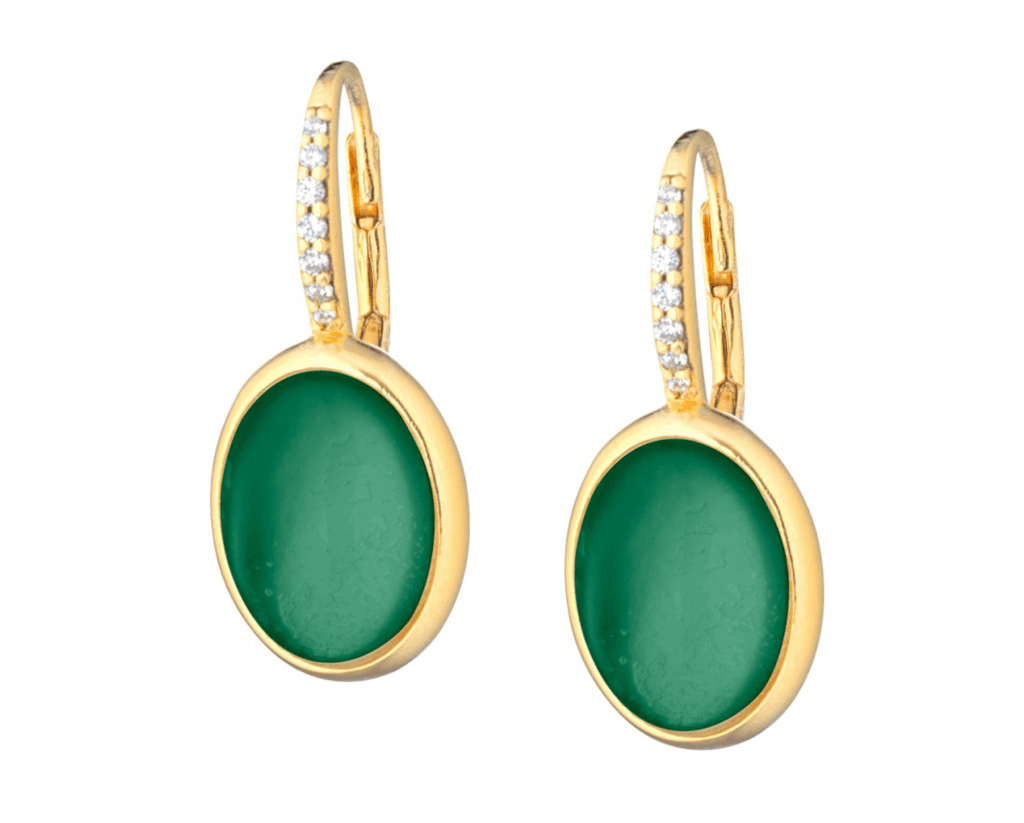 Aros Drop Cuarzo Green